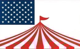 Mejk America tent again!
